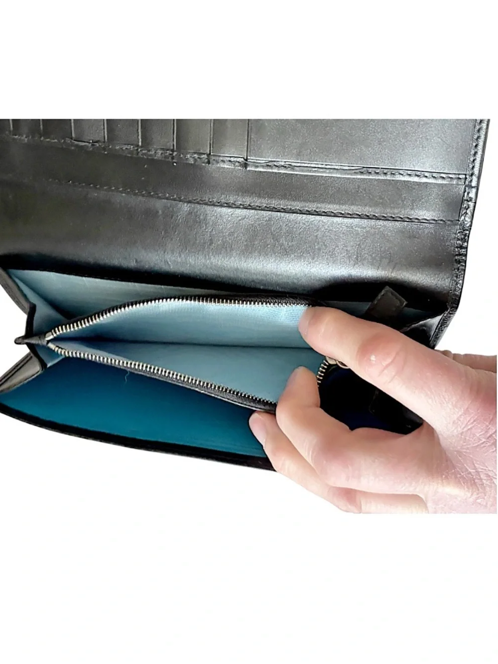 BULGARIA BVLGARI Black Leather Continental Wallet
